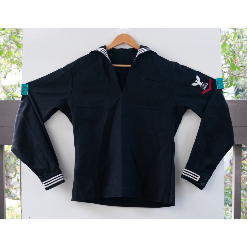 U.S.‎ Navy Dress Blues Shirt Culinary Specialist Size 42 Long